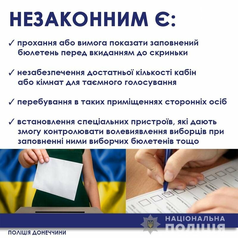 Селфі з бюлетенем – злочин. Поліція нагадує про таємницю го..., фото-1 Селфі з бюлетенем – злочин. Поліція нагадує про таємницю голосування під час виборів, фото-1