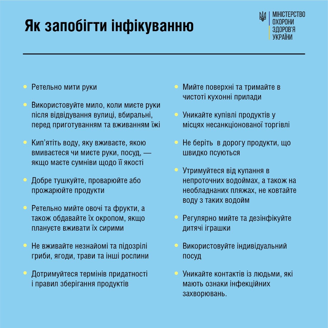 Як запобігти гострим кишковим інфекціям: поради 