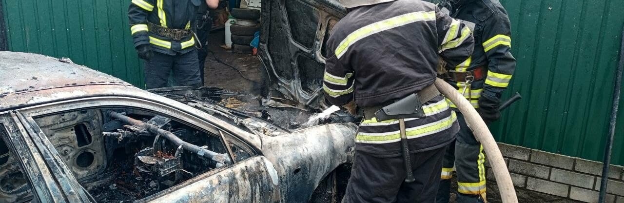 Краматорчанка пострадала в результате пожара в легковом автомобиле